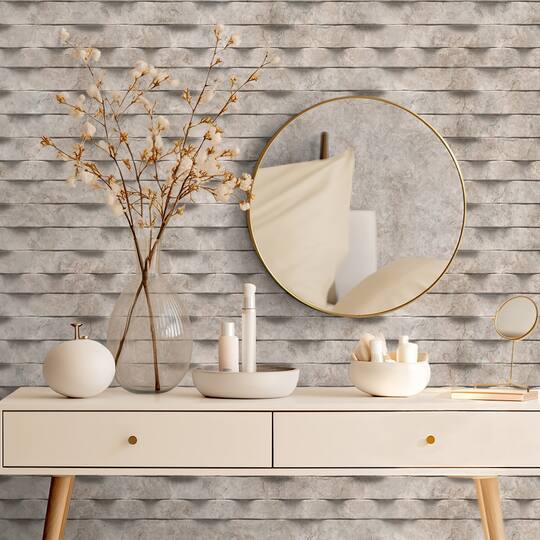 Designs Direct Wavy Marble Stripe Wallpaper